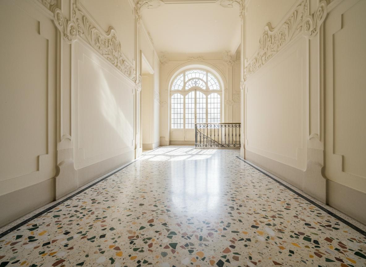 Pulido y cristalizado de suelos de terrazo en Barcelona